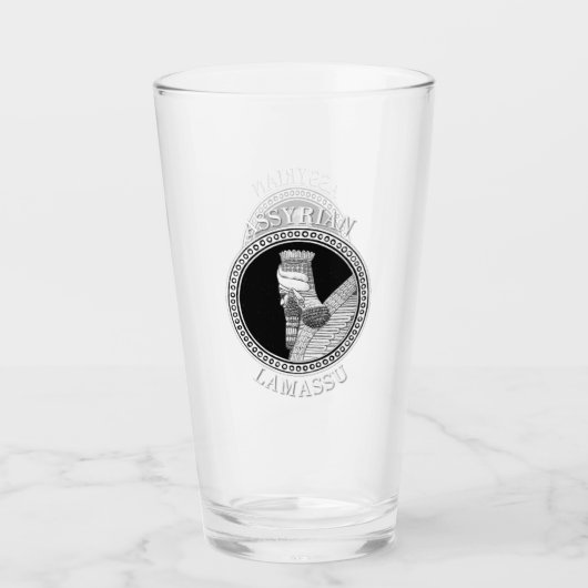 Coupe Lamassu Logo en verre (Devant)