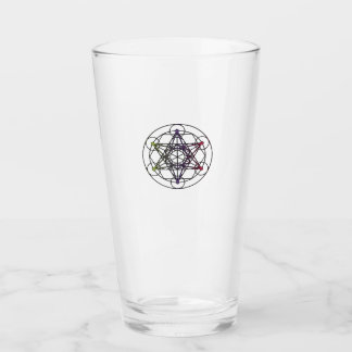 Coupe Metatron Cube de verre