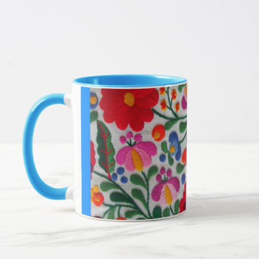 Coupe mexicaine de café broderie Mug Tea (Gauche)