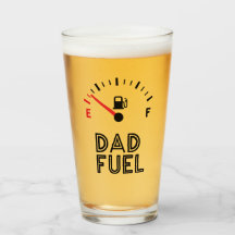Coupe "Papa Carburant" en verre à pinte