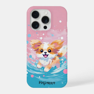 Coupe Papillon Joueuse : Tache de rose et de bleu