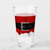 Coupe père Noël de verre (Devant)
