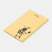 COUPE QUEEN BEE HONEYCOMB MOTIF POST-IT NOTEPAD (Incliné)