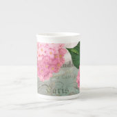 Coupe Redoute de Mug Hydrangea Rose (Devant)