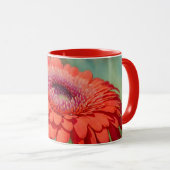 Coupe rouge Gerbera Daisy Flower Art Mug (Devant droit)