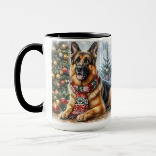 Coupe Shepard ChristmasCoffee Mug (Gauche)