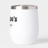 Coupe Sippy Tumbler de papy personnalisée (Arrière)