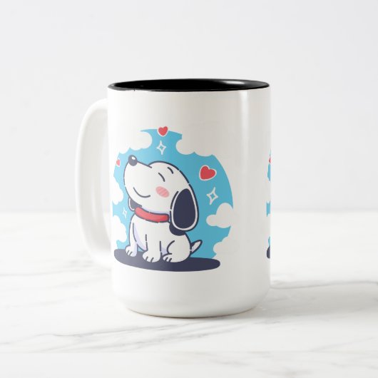 Coupe Snoopy Peanuts de café Mug (Devant gauche)