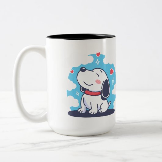 Coupe Snoopy Peanuts de café Mug (Gauche)