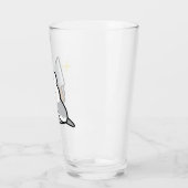 Coupe Stabby Cockatiel (Whiteface) de verre (Gauche)