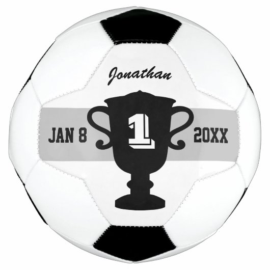 Coupe trophée personnalisée cadeau de ballon de fo (Devant)