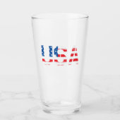 Coupe "USA" de verre (Devant)