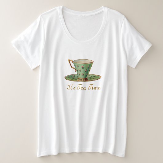 Coupe vintage de thé victorienne (Design devant)