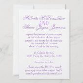 Coupe violette de colombe blanche invitation de ma (Dos)