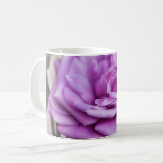 Coupe violette Rose Dreamflower Art Mug (Devant gauche)