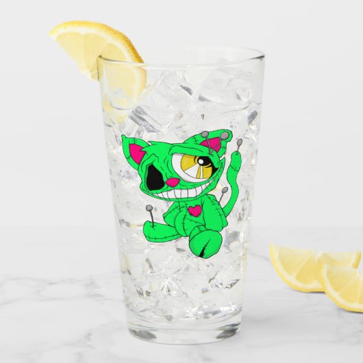 Coupe Voodoo Kitty Doll en verre (Devant glace)