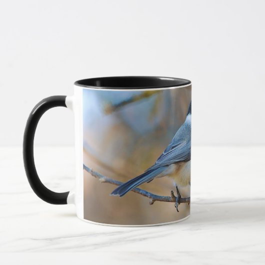 Coupe Wild Bird Art Mug de Chickadee de Caroline (Gauche)