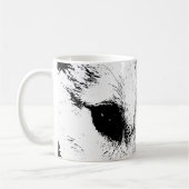 Coupe Wolf Pup Mug Coffee Cool Husky Wolf Cup (Gauche)
