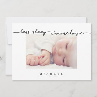 COUPER | Carte faire-part de naissance d'amour ・ C