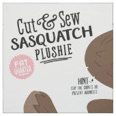 Couper et coudre Tissu Sasquatch - Amusants do-it- (Échantillon)
