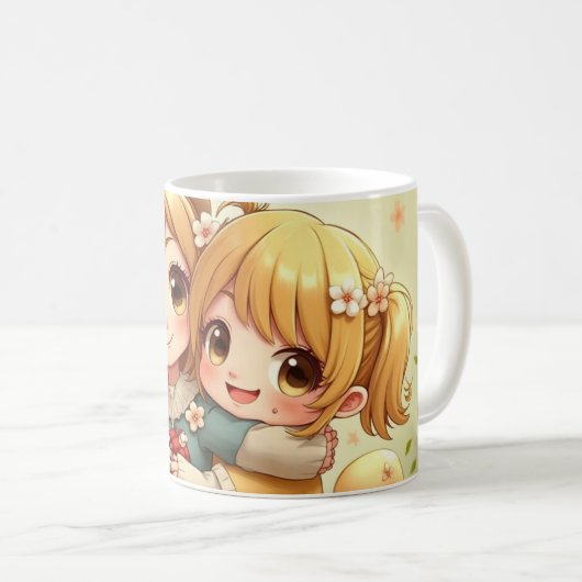 couper filles Mug (Devant droit)