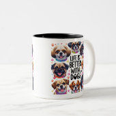 Couper le chien Mug Lover Cadeau café Mug Cup Cade (Devant droit)