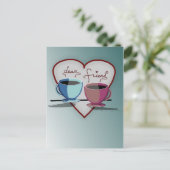 Coupes de café d'amitié Carte Saint-Valentin (Debout devant)
