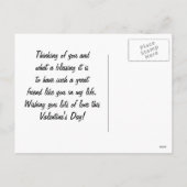 Coupes de café d'amitié Carte Saint-Valentin (Dos)