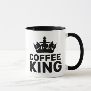 COUPES DE CAFÉ KING MUGS