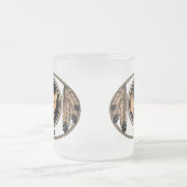 Coupes de loup de tribus Metis Drapeau Mugs & Coup (Centre)