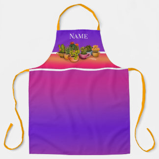 Coupes de succulents Tout-sur-impression tablier