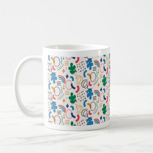 Coupes et mugs colorés modernes (Gauche)