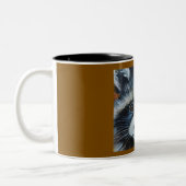 Coupes et tasses de Raccoon au visage doux (Gauche)