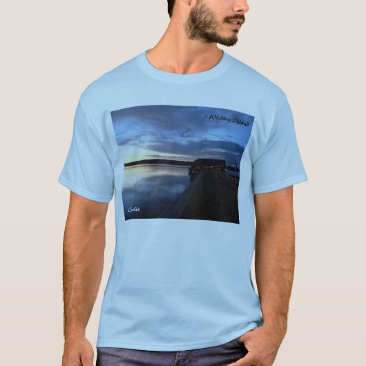 Coupeville au coucher du soleil, T-shirt d'île de (Devant)