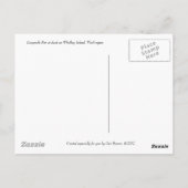 Coupeville Pier op het Briefkaart Dusk (Achterkant)