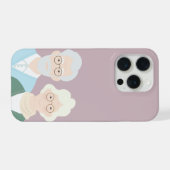 Couple aîné coque iphone (Verso Horizontal)