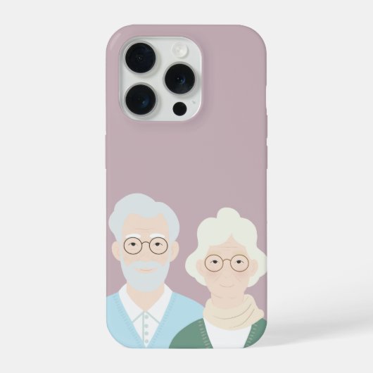 Couple aîné coque iphone (Verso)