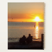 Couple Assis Sur Florida Beach Daily Planner (Dos)