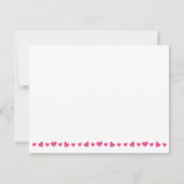 Couple baisant mignon avec carte d'amour des coeur (Dos)