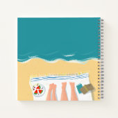 Couple bronzage personnalisé Journal de voyage (Dos)