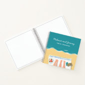 Couple bronzage personnalisé Journal de voyage (Intérieur)