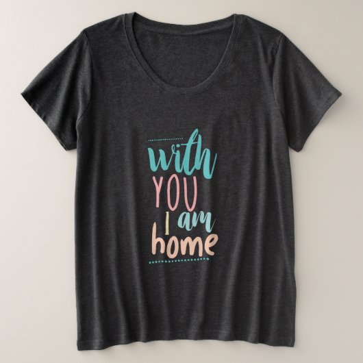 Couple Cadeau Avec Vous Je Suis À La Maison (Design devant)