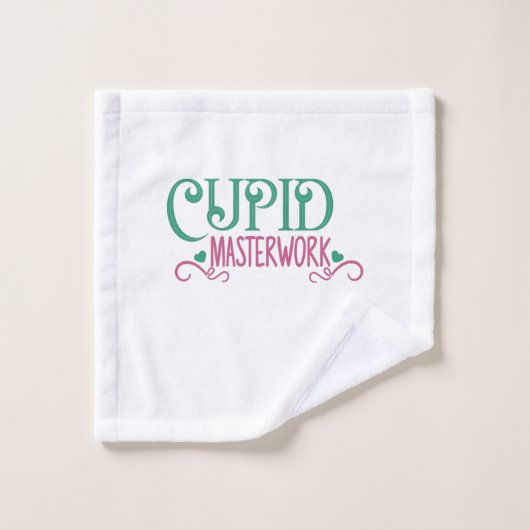 Couple Cadeau Cupide (Gant de toilette)