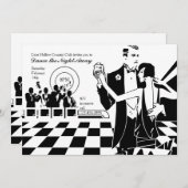 Couple Dancing Uitnodiging (Voorkant / Achterkant)