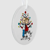 Couple D'Attentes Personnalisé Avec Ornement Acryl (devant)