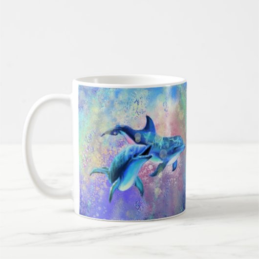 Couple Dauphin Coffee Mug (Gauche)