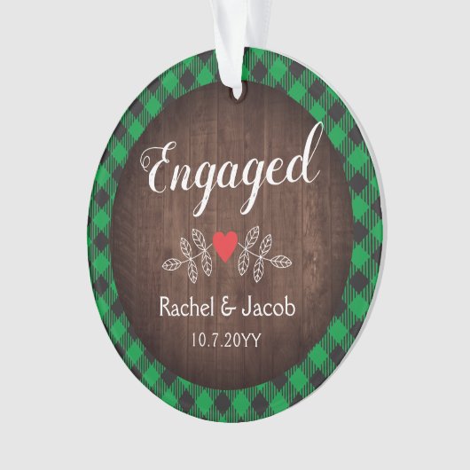 Couple de buffle vert rustique (devant)