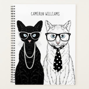 Couple de chats Ajouter Votre Nom