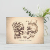 Couple de crâne Jour des invitations de mariage mo (Debout devant)