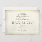 Couple de crâne Jour des invitations de mariage mo (Dos)